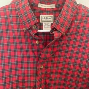 Ll bean men’s long sleeve button down. Size Large
